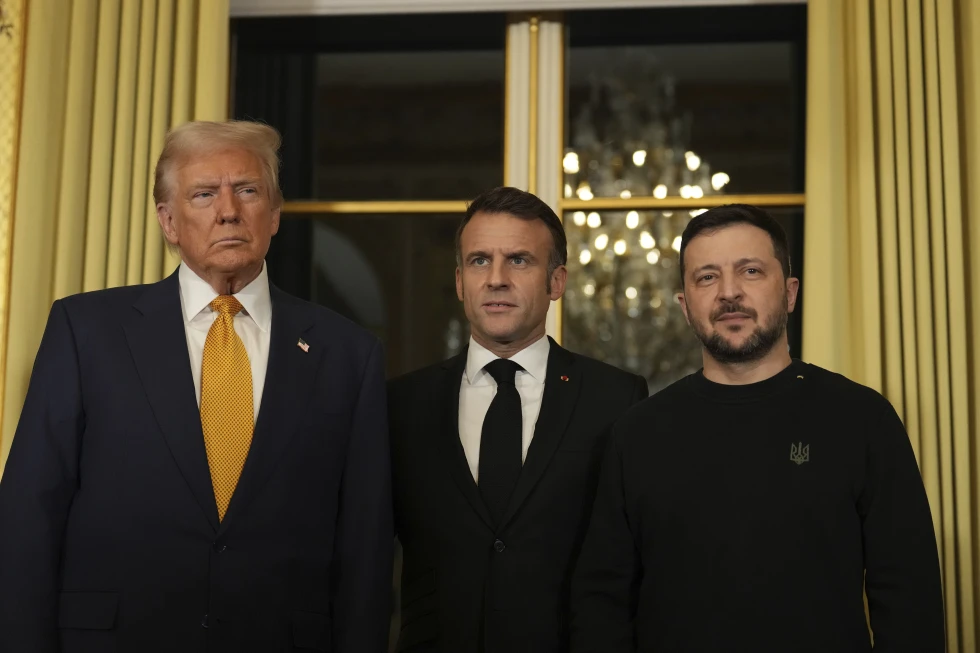 Macron recibe a Trump y Zelensky en París